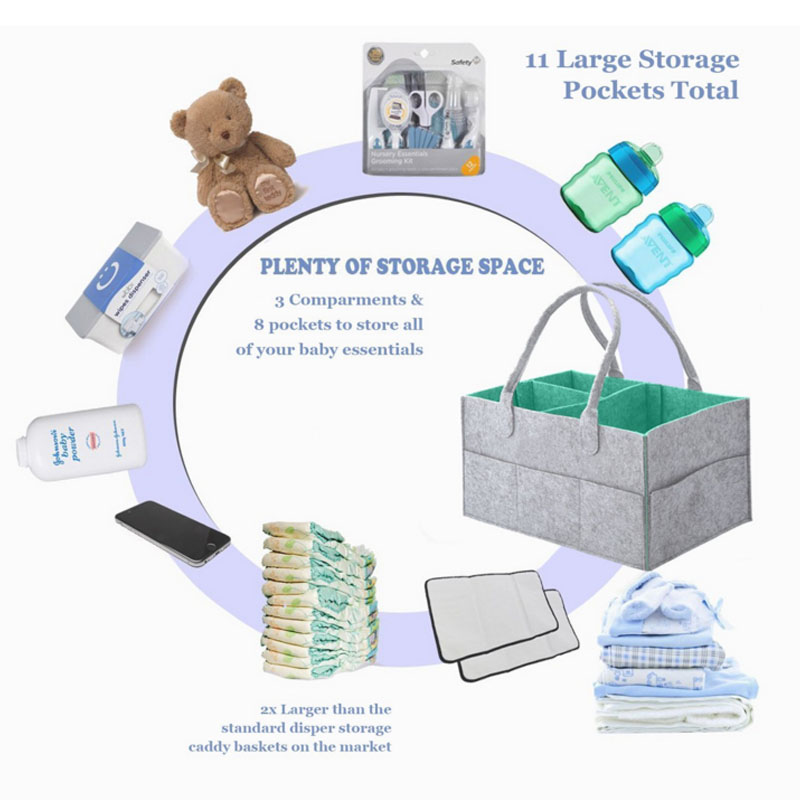 Diaper Caddy Portable Storage Box